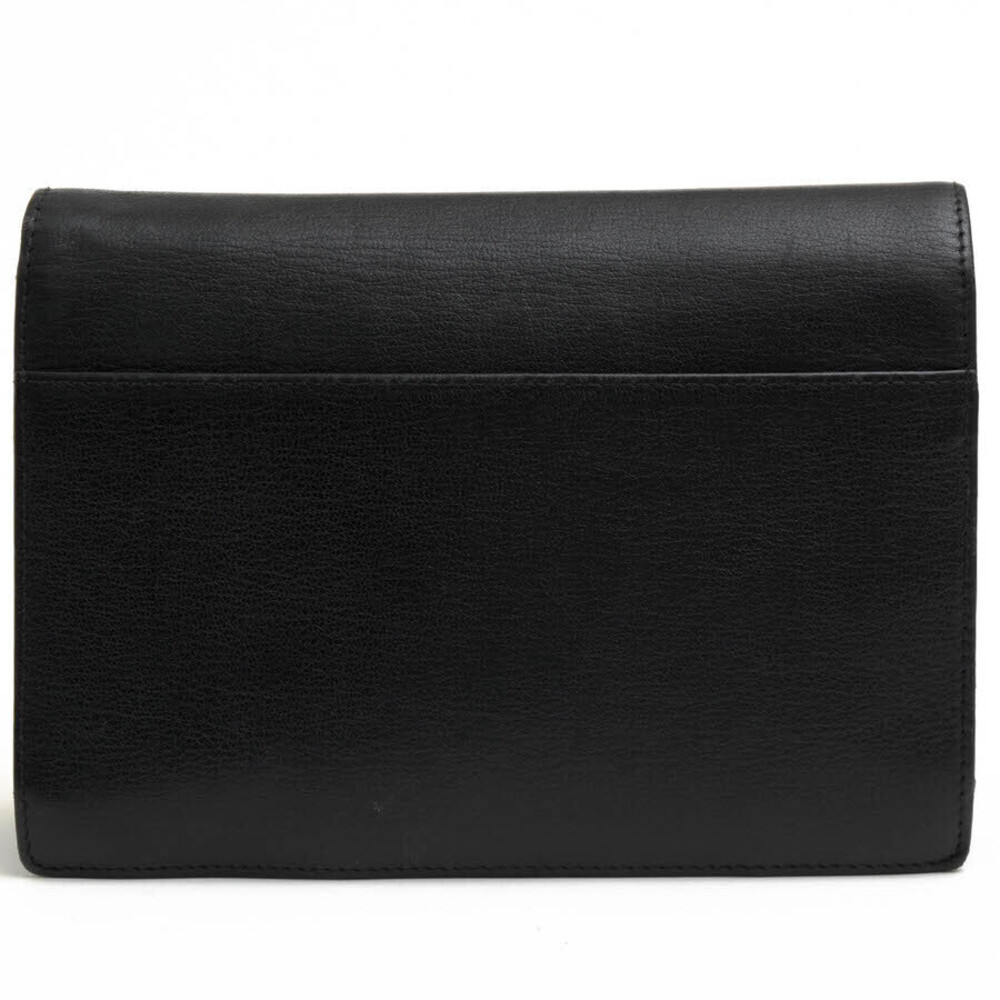 GUCCI Clutch Bag Calfskin Leather Flap - Picture 3 of 9